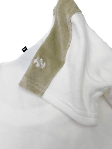 SUPERGA E3011CIN T-Shirt scollata effetto spugna