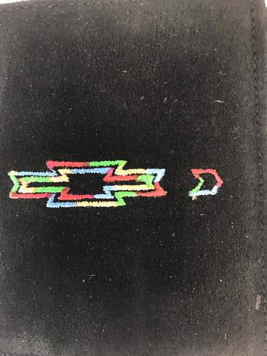 EL CHARRO SUEDE WALLET RAINBOW