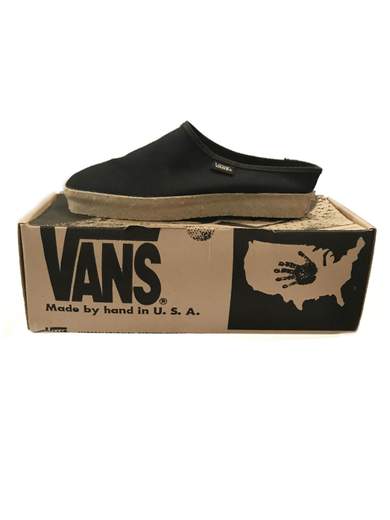 VANS Vintage Wrapped Mule Black Canvas 100% USA