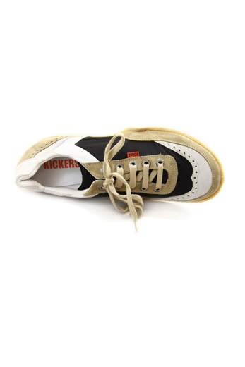 KICKERS STAN-M Sneakers Suede/Nylon mesh Beige-Black