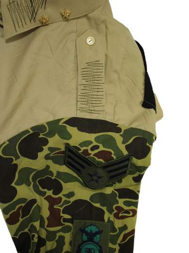 GIGOLÈ RELAB Wiz camicia custom con toppe