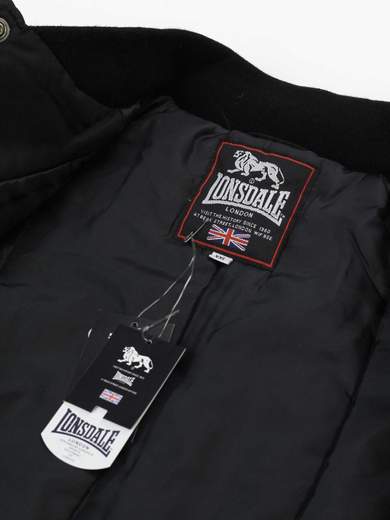 LONSDALE LNS-BLK-JKT Bomber stile American College