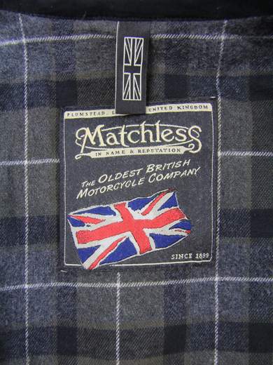 MATCHLESS 110116 Quilted Racer Jacket