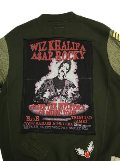 GIGOLÈ RELAB Wizkha felpa custom con toppe