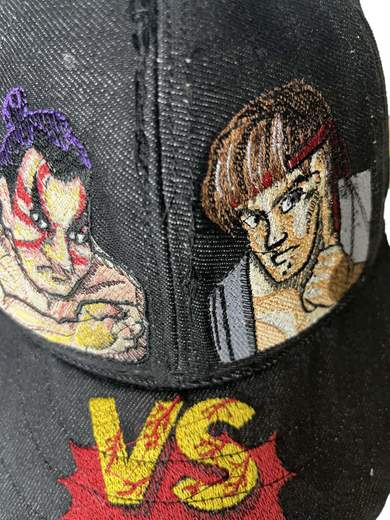 GIGOLÈ ARCHIVE Street Fighter II Baseball Cap Hand Made