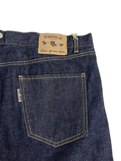GIGOLÈ ARCHIVE Fifty/Fifty V Jeans taglio Anni Cinquanta con cimosa