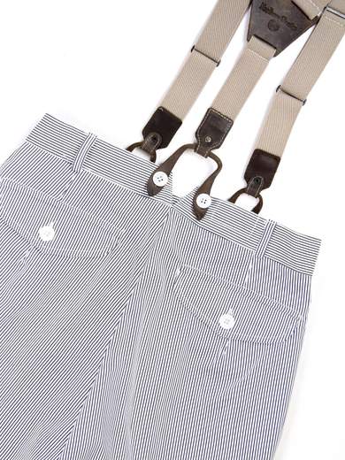 RINOMATA SARTORIA GIGOLE SWING PANT WHT/BLUE