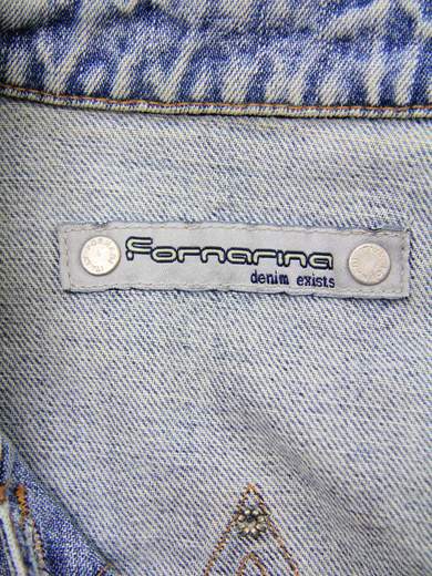FORNARINA 5 Sleeveless Denim Jacket with Studs