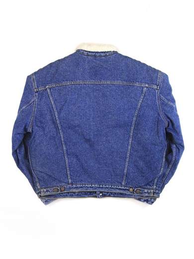 LEVI’S JEANS.JKT.01 Giubbino in denim con fodera Sherpa