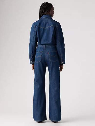 LEVI’S A8647-0001 Western Denim Jumpsuit