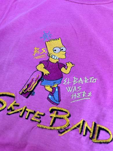 GIGOLÈ ARCHIVE Skate Band Bart Simpson T-Shirt