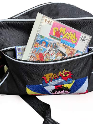 GIGOLÈ RELAB Retrogames Hunter Messenger Bag