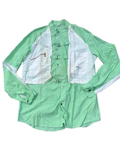 GIGOLÈ ARCHIVE Honky 2 camicia bicolore