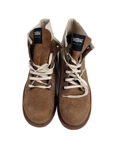 CULT CL885681F18 Scarpe vintage in tela/pelle Steel Toe