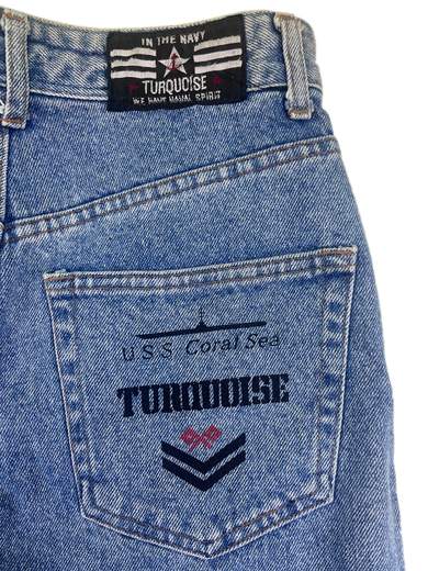 TURQUOISE In The Navy Vintage Jeans