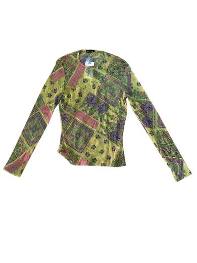 PHARD Tulle Patch T-Shirt a manica lunga