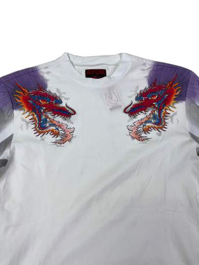ENERGIE Ayor D T-Shirt a manica lunga con Dragoni Cinesi