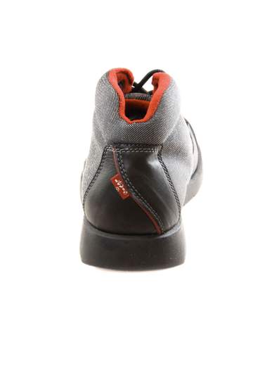 LEVI’S Engineered 2 Black Mid Sneakers