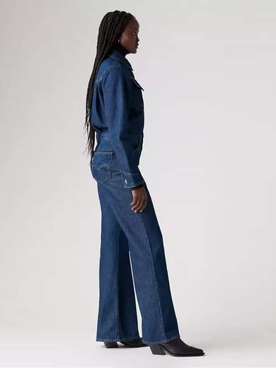 LEVI’S A8647-0001 Western Denim Jumpsuit