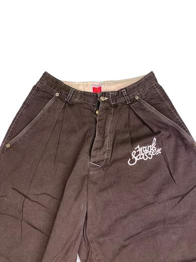 FRANK SCOZZESE Chalego pantaloni anni Ottanta Smiley Face
