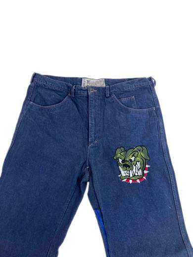 GIGOLÈ RELAB Yellow Bulldog 3 Flares Jeans