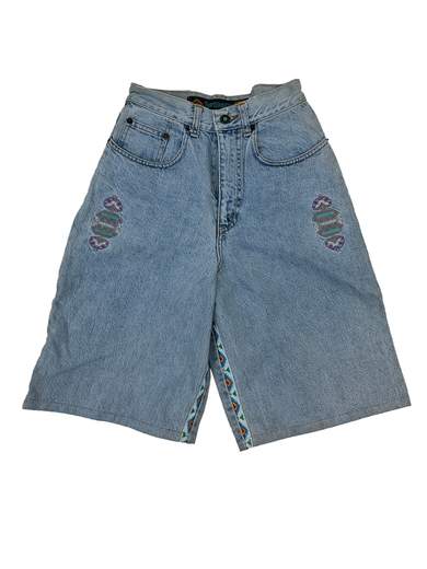 TURQUOISE 5322A Vintage Bermuda Jeans