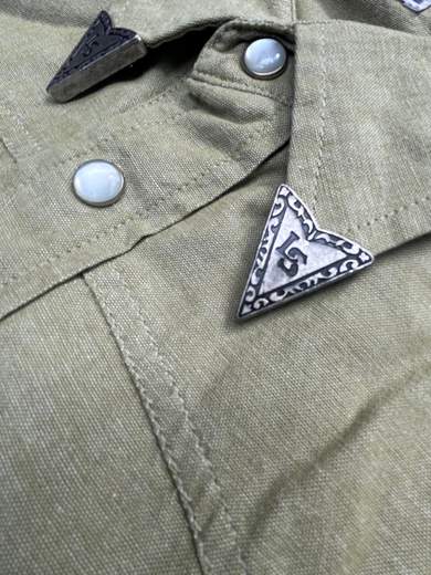 LEVI’S 60338.20.36 Western Shirt with Triangle Collar Pins