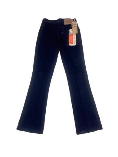 LEVI’S 443 Flare Flat Pleated Over-dyed Jeans