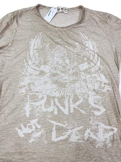 GIGOLÈ ARCHIVE Punk’s Not Dead T-Shirt a manica lunga
