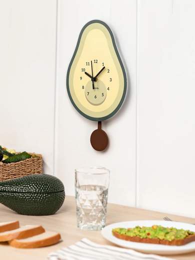 FISURA CSH2320013 Avocado Wall Clock