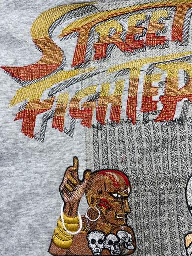 GIGOLÈ ARCHIVE Street Fighter 2 felpa con cappuccio