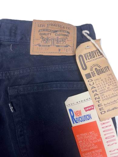 LEVI’S 443 Flare Flat Pleated Over-dyed Jeans