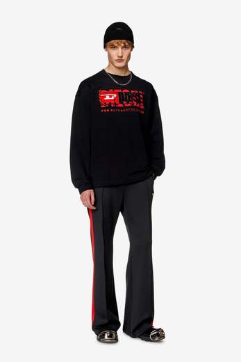 DIESEL A12150 S-Baxt-N1 felpa girocollo