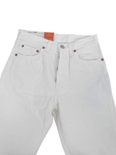 LEVI’S 501.01.50 White Dyed Jeans