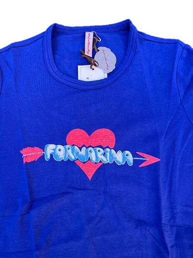 FORNARINA Heart T-Shirt a manica lunga
