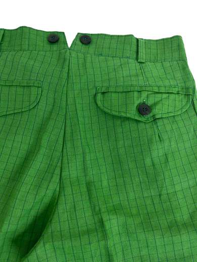 RINOMATA SARTORIA GIGOLE Pantaloni Swing a scacchi stile Anni Cinquanta