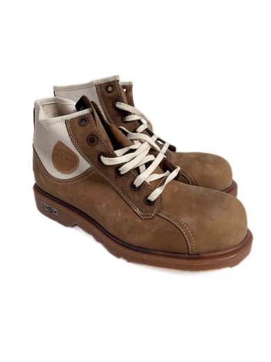CULT CL885681F18 Scarpe vintage in tela/pelle Steel Toe
