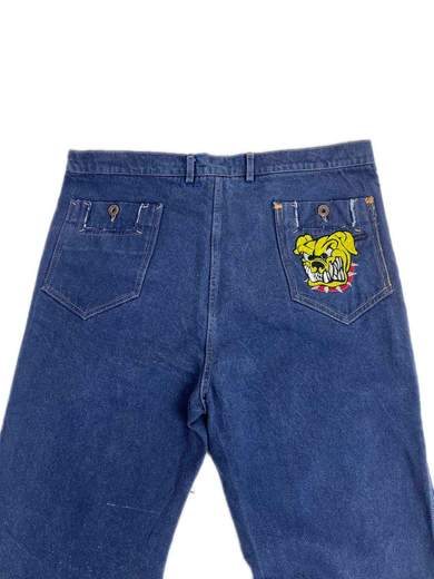 GIGOLÈ RELAB Yellow Bulldog 3 Flares Jeans