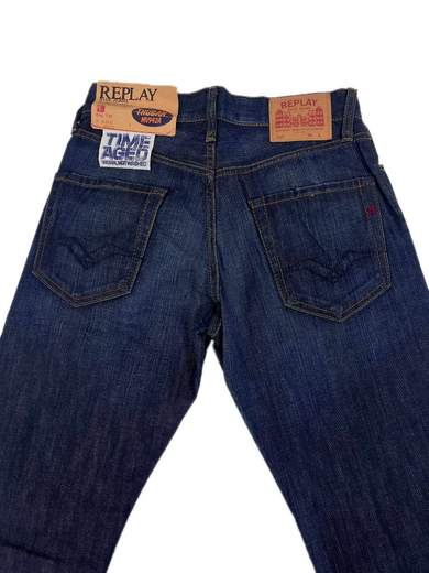 REPLAY MV942A Blue Denim 12 Oz Jeans