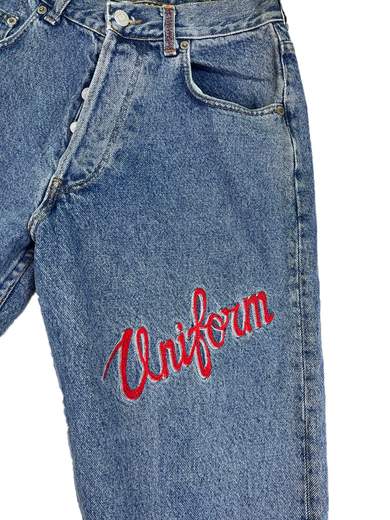 UNIFORM Type A-1 Eighties Jeans with Applique