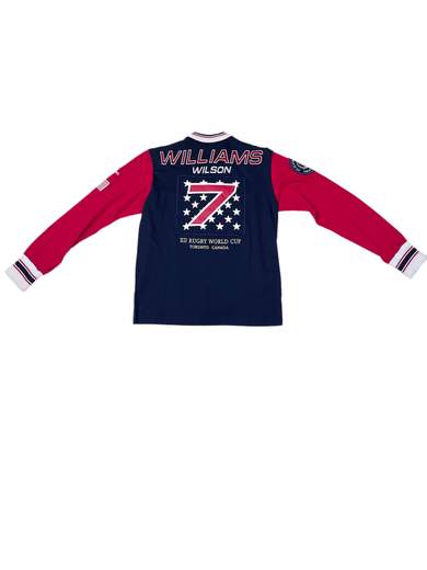 WILLIAMS WILSON Prince U.S.A. Polo T-Shirt a manica lunga