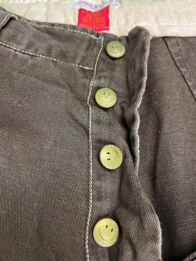 FRANK SCOZZESE Chalego pantaloni anni Ottanta Smiley Face