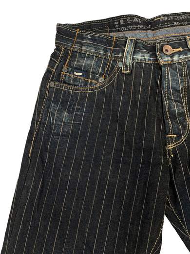 GAS Norton Belt Chalked Denim Jeans