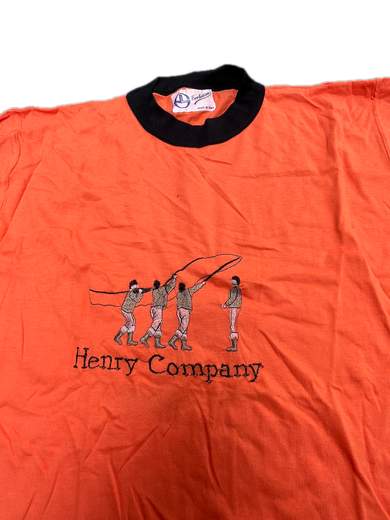 GIGOLÈ ARCHIVE Henry Company T-Shirt ML con pescatore