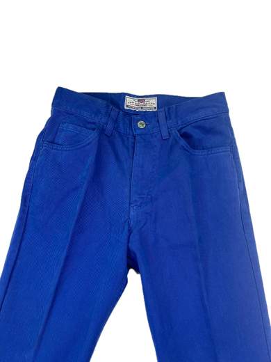 LEVI’S 443 Flare Flat Pleated Over-dyed Jeans