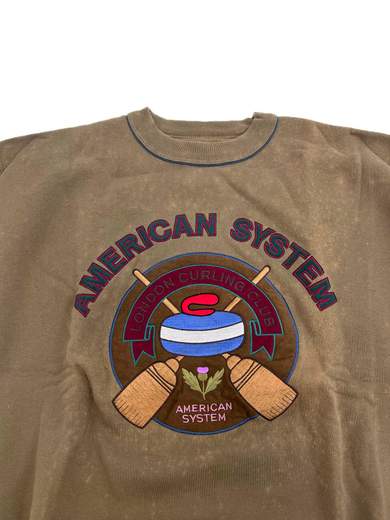 AMERICAN SYSTEM London Curling Club Felpa