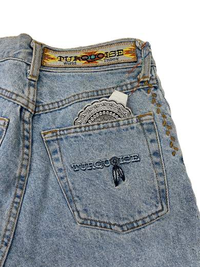 TURQUOISE 5337D Jeans corti