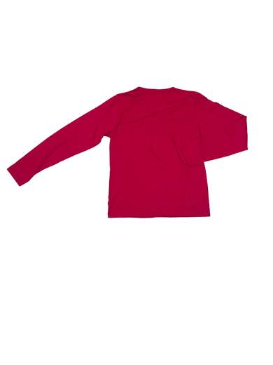 ANGEL & DEVIL 05010068 Long Sleeves Tee with Zipper V Neckline