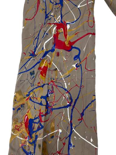 GIGOLÈ RELAB Jackson 38 pantaloni con dripping