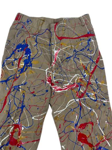GIGOLÈ RELAB Jackson 38 pantaloni con dripping